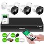 Imagem de Kit 3 Câmeras Intelbras VHD 3530 B 5MP HDCVI Bullet Visão Noturna 30m IP67 + DVR Intelbras IMHDX 5108 8 Canais + HD SkyHawk 2TB