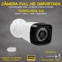 Imagem de Kit 3 Cameras Segurança eletrônica 1080p Full Hd Dvr Intelbras 4ch S/hd