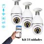 Kit 3 Câmeras Segurança Prova D'água Infravermelho Lâmpada Sem Fio Wifi - Yoosee - Envio Imediato - Câmera Segurança Imagem de Kit 3 Câmeras Segurança Prova D'água Infravermelho Lâmpada Sem Fio Wifi - Yoosee - Envio Imediato