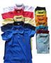 Imagem de Kit 3 Camisa Gola Polo infantil e Juvenil Masculino