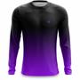 Imagem de Kit 3 Camisa Manga Comprida Masculina Treino Camiseta Proteção UV Bike Corrida Treino Caminhada