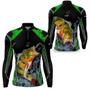 Imagem de Kit 3 Camisa Pesca Masculina Camiseta Pescaria Blusa Manga Longa Protecao Solar UV50