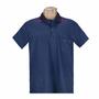 Imagem de kit 3 Camisa polo com bolso plus size masculina  G1 ao G4