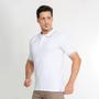 Imagem de kit 3  Camisa polo masculina slim premium malha peruana verão 