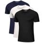 Imagem de Kit 3 Camisas Camisetas Dry Fit Academia Masculina Roupa de Treino Termica Anti Suor 