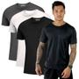 Imagem de Kit 3 Camisas Camisetas Dry Fit Academia Masculina Roupa de Treino Termica Anti Suor 