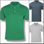 Imagem de Kit 3 Camisas Masculina Gola Polo Piquet