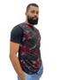 Imagem de Kit 3 camisas masculina long line floral