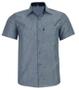 Imagem de Kit 3 Camisas Sociais Masculino M/Curta Com bolso Listrada Macia e Fresca