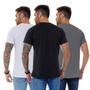 Imagem de KIT 3 Camiseta Básica Masculina Lisa