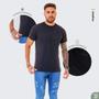 Imagem de KIT 3 Camiseta Básica Masculina Lisa