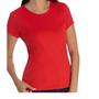 Imagem de Kit 3 Camiseta Básica T-shirt  Malha Fria (PV) Baby Look Feminina Lisa