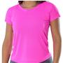 Imagem de Kit 3 Camiseta Básica T-shirt  Malha Fria (PV) Baby Look Feminina Lisa