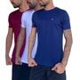 Imagem de Kit 3 Camiseta Masculina Artfera Dry Fit Pro Academia Treino