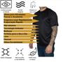 Imagem de kIT 3 Camiseta Masculina Lisa Plus Size G1 G2 G3  Poliéster Dry Fit Premium Ideal Para Caminhada Academia Corrida 