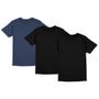 Imagem de Kit 3 Camiseta Masculina Poliéster Com Toque de Algodão Camisa Blusa Treino Academia Tshrt Esporte Camisetas
