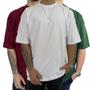 Imagem de Kit 3 Camiseta Oversized Camisa Manga Longa Masculina Lisa