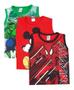 Imagem de Kit 3 Camiseta Regata Infantil Menino Verão Moda Masculina