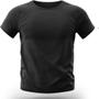 Imagem de Kit 3 Camiseta Slim Fit Manga Curta Proteção Solar Uv50 Ice Tecido Gelado Preta