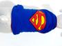 Imagem de Kit 3 Camiseta Super Heróis Superman azul  Tamanho P 31x38x23 cm