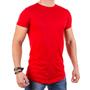 Imagem de kit 3 Camisetas Camisa Masculina Long Line Oversized Swag Top Super Confortável