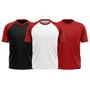 Imagem de KIT 3 Camisetas Camisa Térmica Esportiva Manga Curta Masculina Feminina Academia Treino Colegial