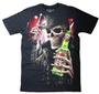 Imagem de Kit 3 Camisetas Camisas Masculinas Skull Caveiras Justiceiro Rock Moto Series Algodao