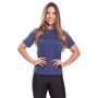 Imagem de Kit 3 Camisetas Feminina Dry Fit Básica Lisa Proteção Solar UV Térmica Blusa Academia Esporte Camisa