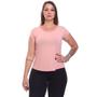 Imagem de Kit 3 Camisetas Feminina Dry Fit Manga Curta Baby Look Tshirt Básica Lisa Academia Treino Esporte