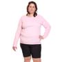 Imagem de Kit 3 Camisetas Feminina Plus Size Manga Longa Dry Fit Lisa Proteção Solar UV Térmica Camisa Treino Academia Praia