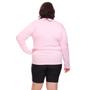 Imagem de Kit 3 Camisetas Feminina Plus Size Manga Longa Dry Fit Lisa Proteção Solar UV Térmica Camisa Treino Academia Praia