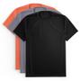 Imagem de Kit 3 Camisetas Masculina Dry Academia Treino Esporte Camisa Praia Proteção Solar UV