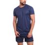 Imagem de Kit 3 Camisetas Masculina Dry Manga Curta Proteção UV Slim Fit Básica Camisa Blusa Academia Treino Fitness Esporte