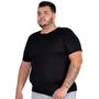 Imagem de Kit 3 Camisetas Masculina Plus Size Sport Manga Curta Lisa