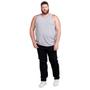 Imagem de Kit 3 Camisetas Regatas Lisa Masculina Plus Size Algodão