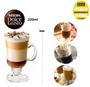 Imagem de KIT 3 Caneca Cappuccino Taça de Vidro Xícara Dolce Gusto para Café 230ML