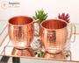 Imagem de Kit 3 Canecas Moscow Mule Em Cobre Puro Martelada 500 Ml Imp