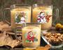 Imagem de Kit 3 Canecas Natal 255Ml Vidro Personalizada Estampada Café