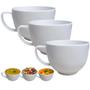 Imagem de Kit 3 Canecas Xicara para Sopa 700 Ml Jumbo em Melamina Bestfer