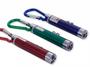 Imagem de Kit 3 Canetas led laser pointer multifuncional retrátil eficiente