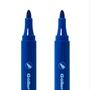 Imagem de Kit 3 canetas marcador para quadro branco cor azul papelaria escolar prática