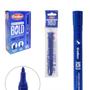 Imagem de Kit 3 canetas marcador para quadro branco cor azul papelaria escolar prática