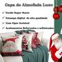 Imagem de Kit 3 Capa de Almofada Natalinas Luxo Veludo Decoração de Natal 45x45cm