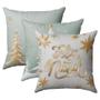 Imagem de Kit 3 Capas Almofadas decorativas natal neve 45x45 - ID Decor