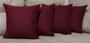 Imagem de Kit 3 Capas De Almofadas Decorativas Suede Lisas 60x60 Tamanho Grande