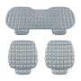 Imagem de Kit 3 Capas De Assento Para Banco de Carro Almofadado Confortável Em Suede Com Porta Objetos