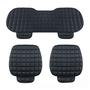 Imagem de Kit 3 Capas De Assento Para Banco de Carro Almofadado Confortável Em Suede Com Porta Objetos