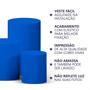 Imagem de Kit 3 Capas de Cilindro P M G Para Festa Sublimado Várias cores Tecido Veste Fácil