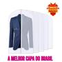 Imagem de Kit 3 capas g resistente guarda roupas antimofo transparente