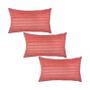 Imagem de Kit 3 Capas para Almofada Drapeada Line em Veludo Retangular 60x40 Várias Cores